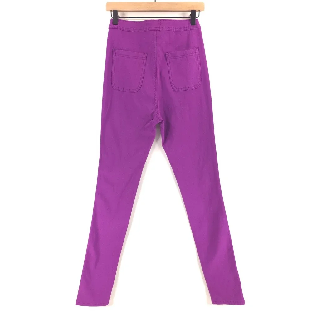 JC &‎ JQ Women's Jeans Estilo XL Purple High Rise Spandex Stretch